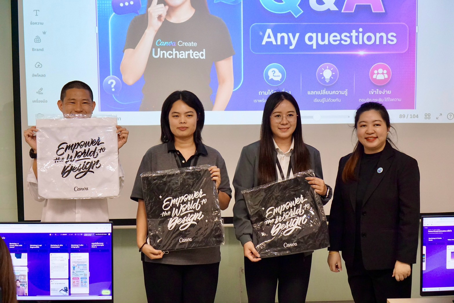โครงการเชิงปฏิบัติการ เรื่อง การสร้างสื่อ Animation โดยใช้ Canva กับ AI รุ่นที่ 2 รูปที่ 12